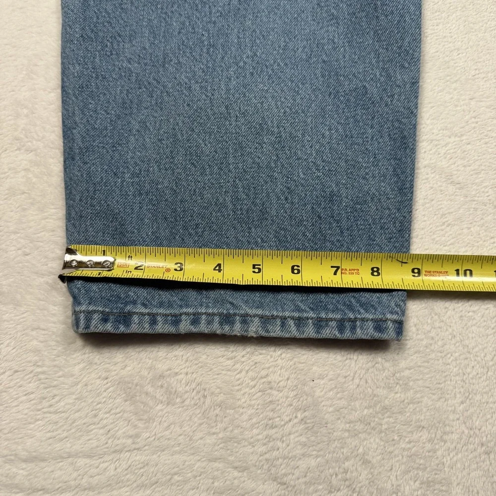 Carhartt Jeans Mens 44x30 Blue Stonewash B17 STW Relaxed Fit Straight Leg Denim‎